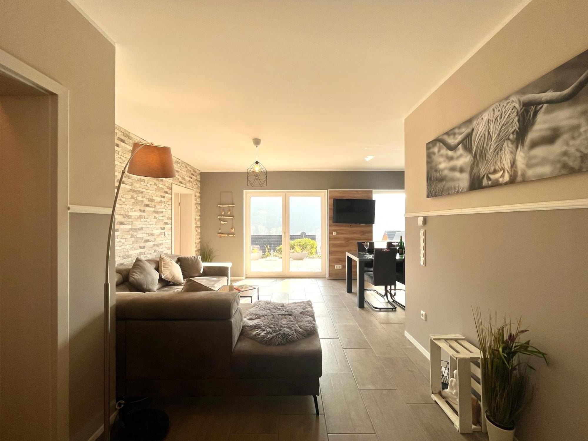 Ferienwohnung Sonnenterrasse, 1-4 Personen, 2 Schlafzimmer, Grosse Terrasse Müden Eksteriør billede